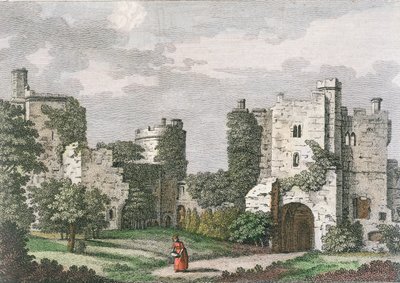 Inner View and Gate of Bodiam Castle, Sussex, 27th May 1785 by English School